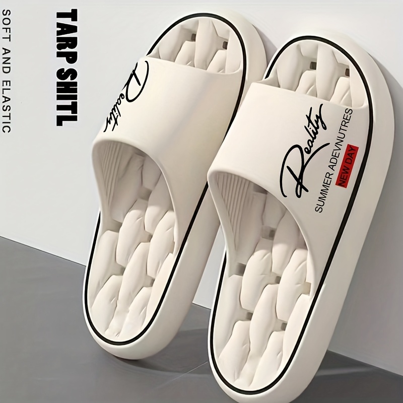 Image of Unisex Non-slip Slippers Indoor Outdoor - Thick Sole Eva Sandals With Arch Support, House Shoes For Spa, Cushioned & Easy To Clean