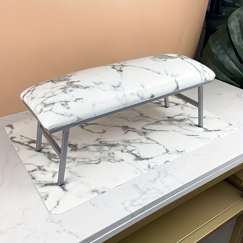 TEMU Nail Arm Rest With Cusion, Nail Arm Rest For Nail Tech Nail Table Mat, Manicure Hand Rest Stand Nail Art Accessories Tool For Nails Tech