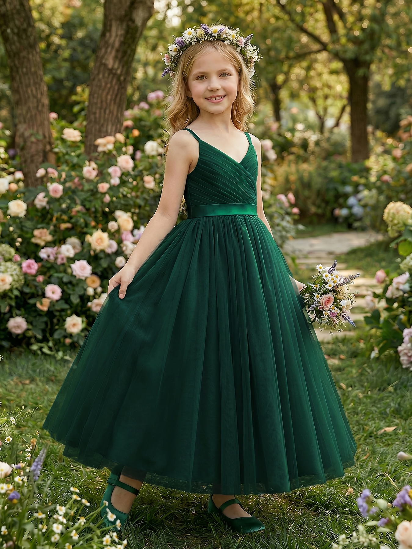 girls bridesmaid dresses sold on Temu United States