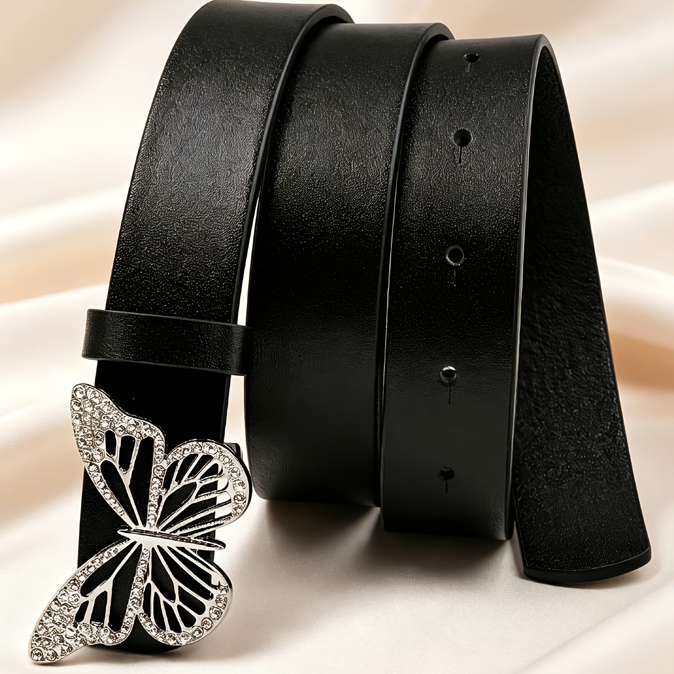 2 Pack Women's Belts Faux Leather