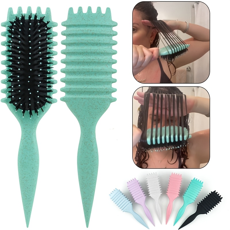 1 Curly Hair Brush Prongs Defining Curls Shaping