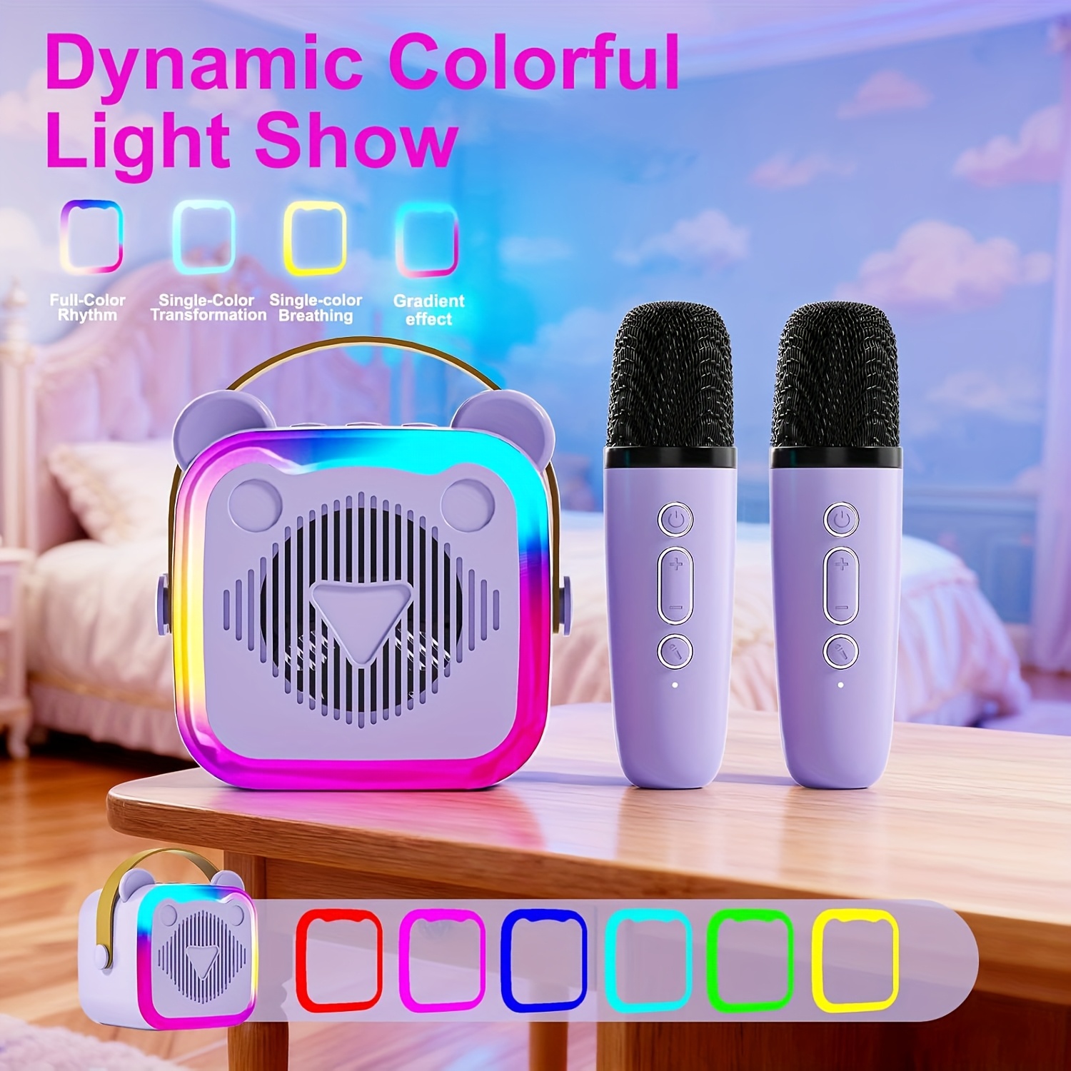 Mini Cat Ear draagbare karaokemachine