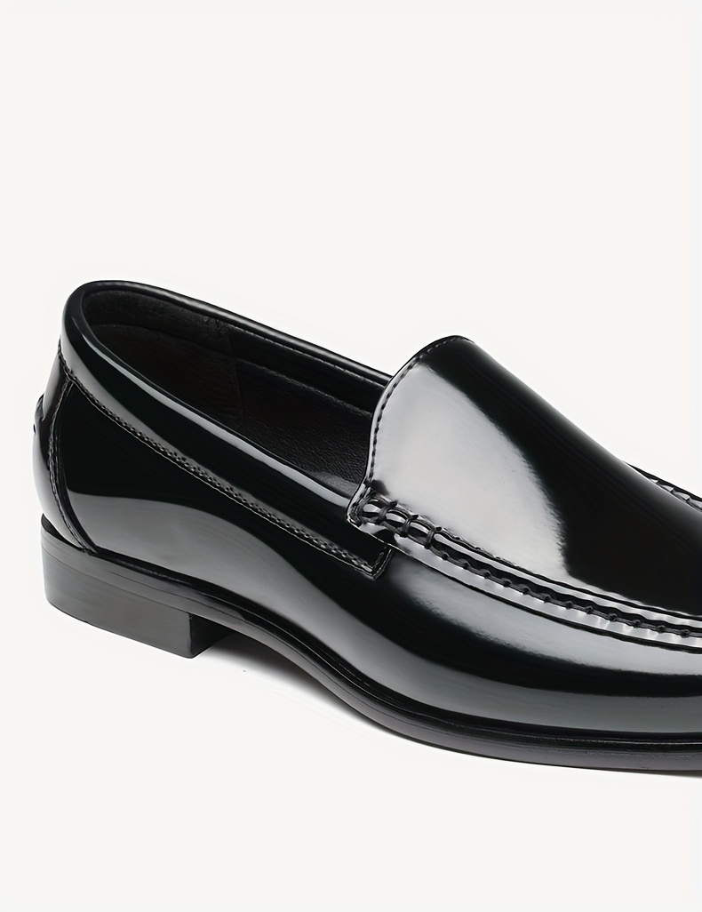 Business Casual Men'S Plus Size Fashion Loafers, Slip-On Lazy Shoes, Comfortable And Wear-Resistant Rubber Sole