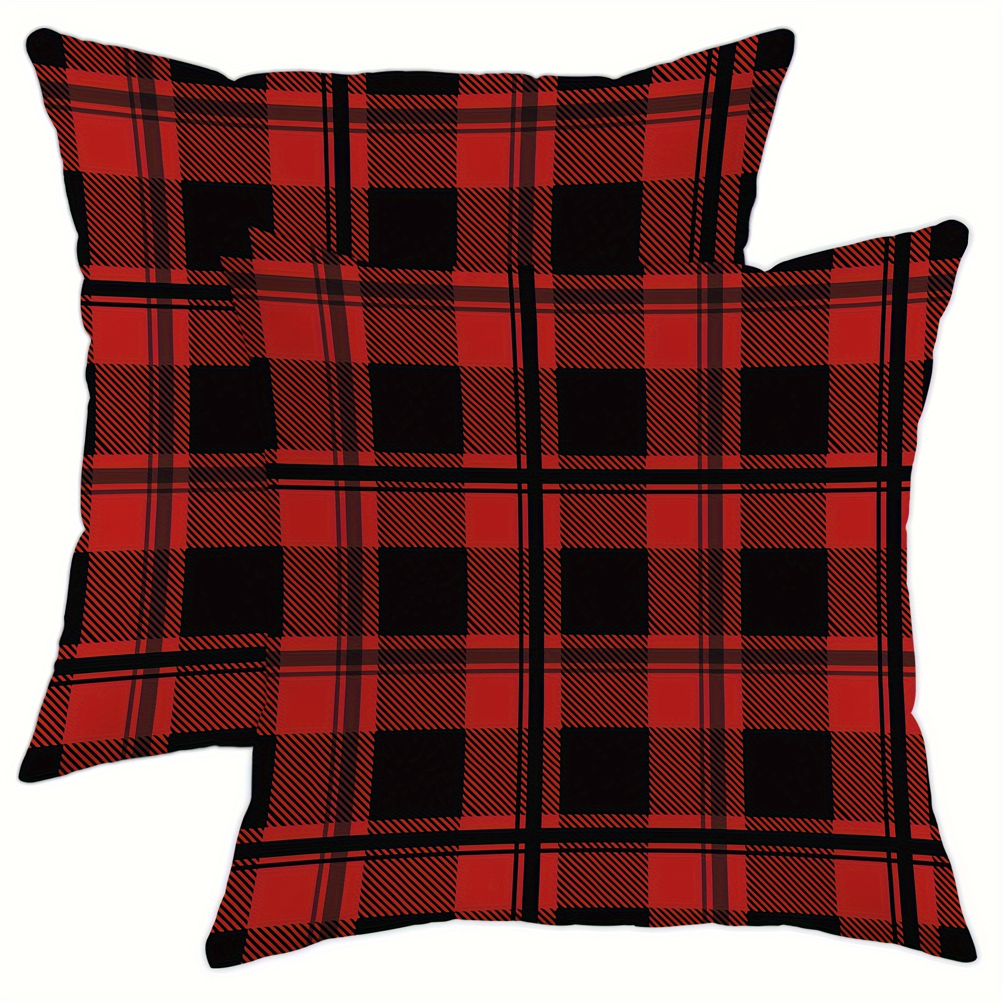 

2- Christmas , 18x18 , , One- , , Polyester , Decor For , , Sofa, Bed - No Inserts