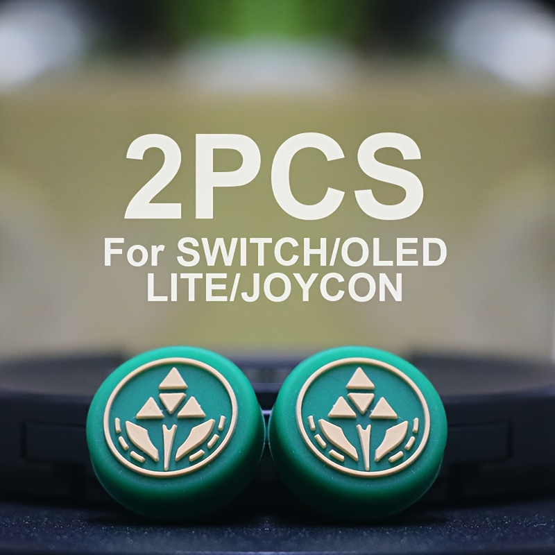 TEMU 2 Stück Weiche Silikon Joystick Kappen für Switch1/Lite/Oled Joycon 1, NS1 Controller Daumen Schutzhüllen