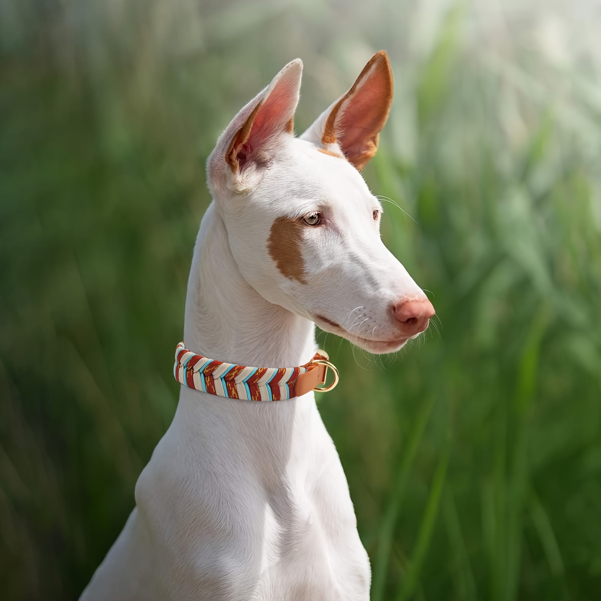 Handcrafted PVC Dog Collar with Metal Buckle, Adjustable