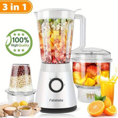 imagen del artículo ra de Gran Capacidad de 1500ML, Procesador de Alimentos , Picadora de Carne, Licuadora para y Verduras, Jugos Saludables para el Hogar, Smoothie, , , Ice Slushie