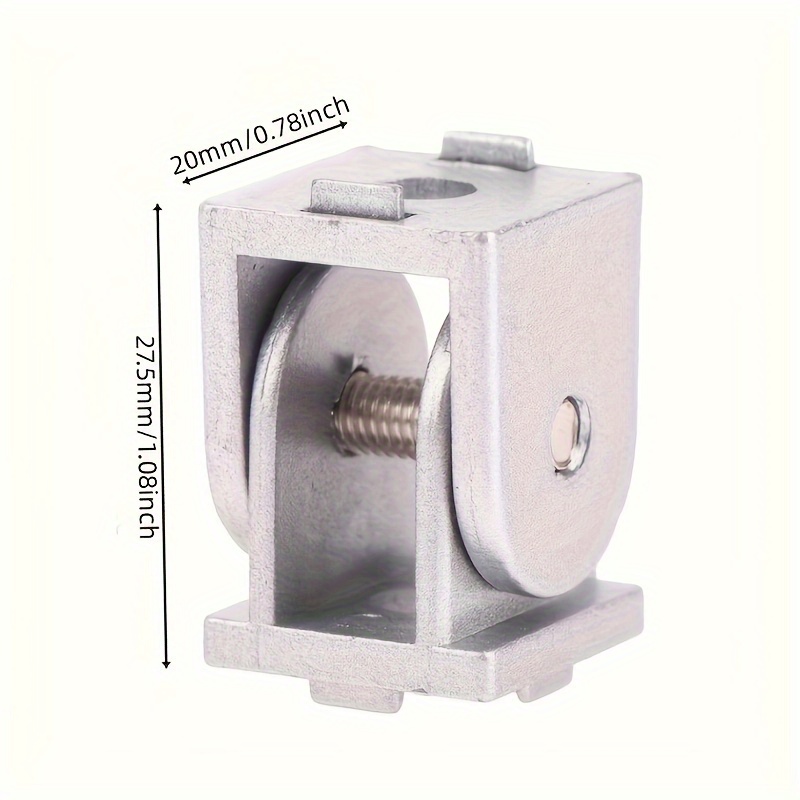 Alloy Adjustable Steering Connector - Powder Coated Surface Mount Classic Aluminum Fitting With Flexible Pivot Joint - And Corrosion-resistant For Smooth Steering Performance