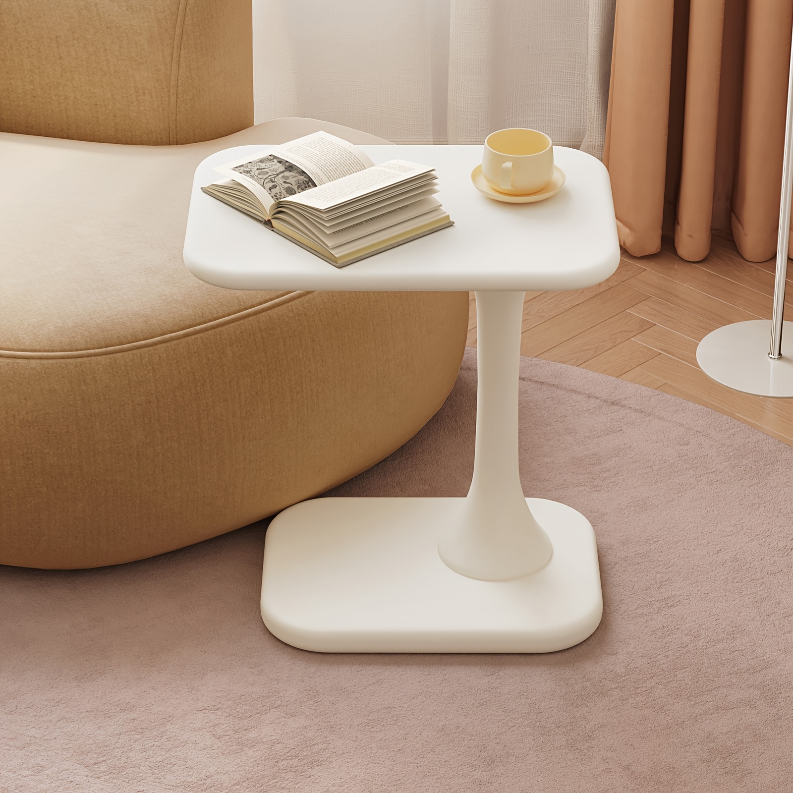 Modern Sofa Side Table And Coffee Table, Space Compact, , Suitable For Room/bedroom Bedside Table/balcony Leisure Small Table