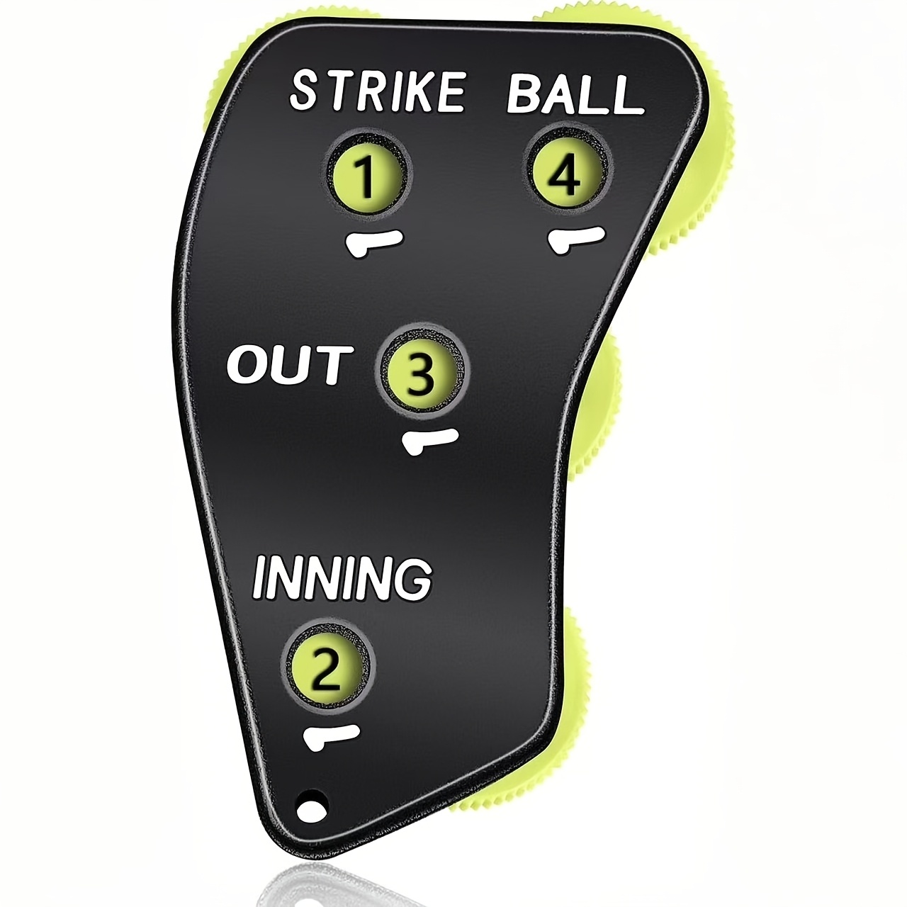 TEMU Baseball And Softball Umpire Counters, Golf Scoreboards, 4-wheel Baseball Indicator Gears, Practical Baseball Counters For To Track Outs And ,