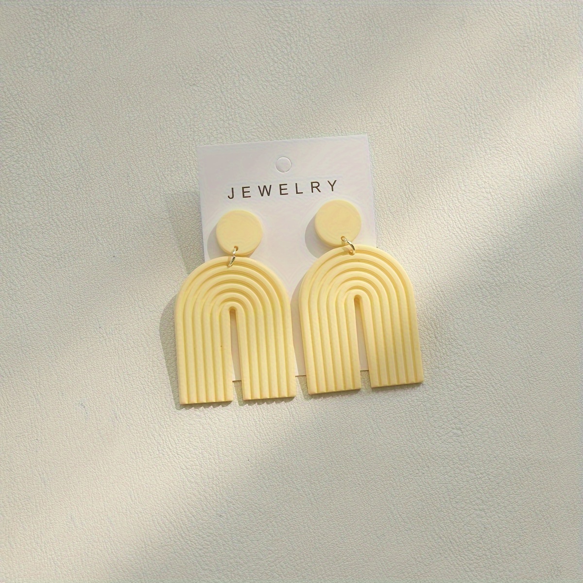 1 Pair Floral Doodle Swirl Acrylic Earrings, Elegant, For Women, Vacation, Party