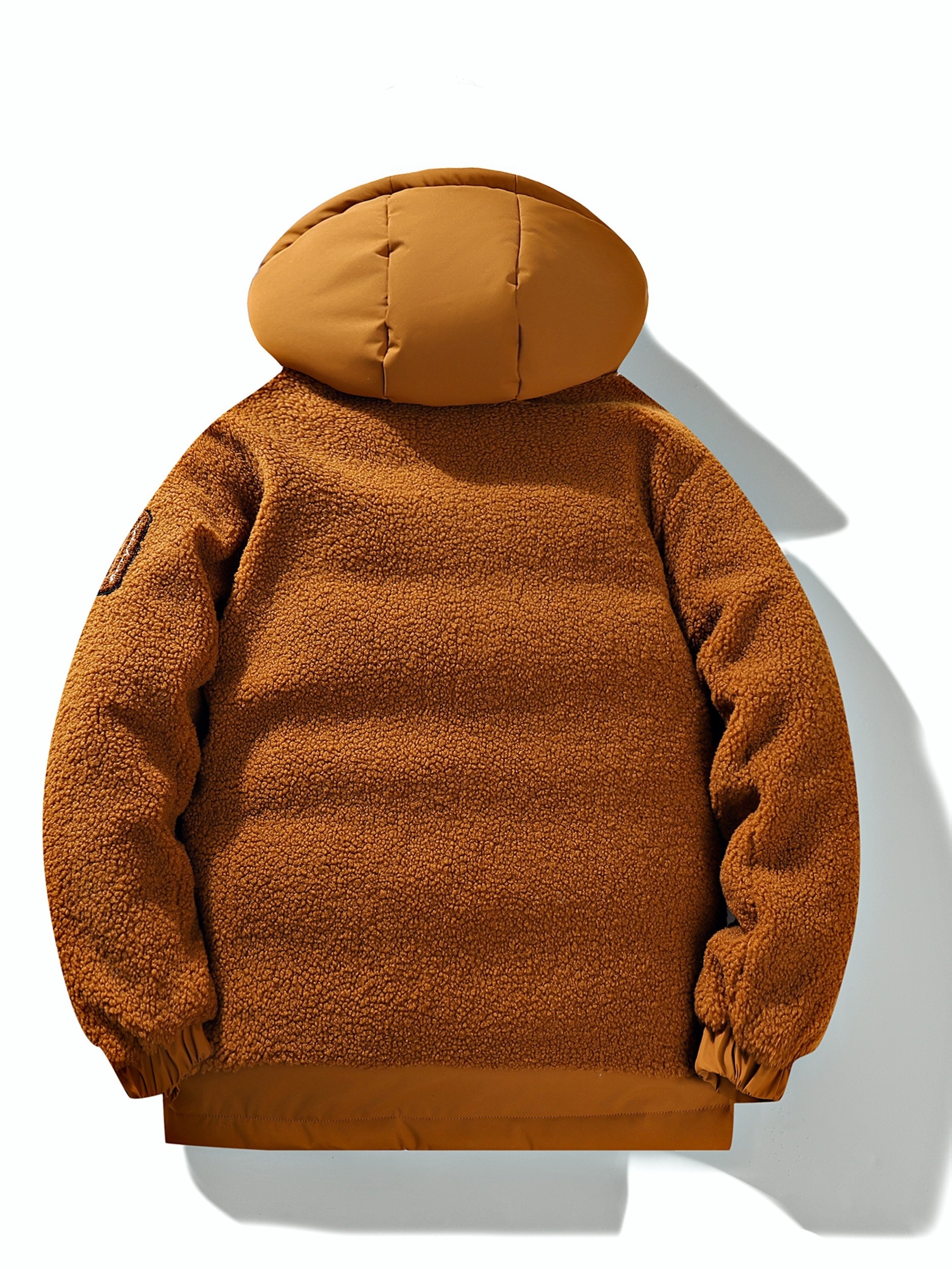 Men's Plus Size Thick Padded Hooded Jacket