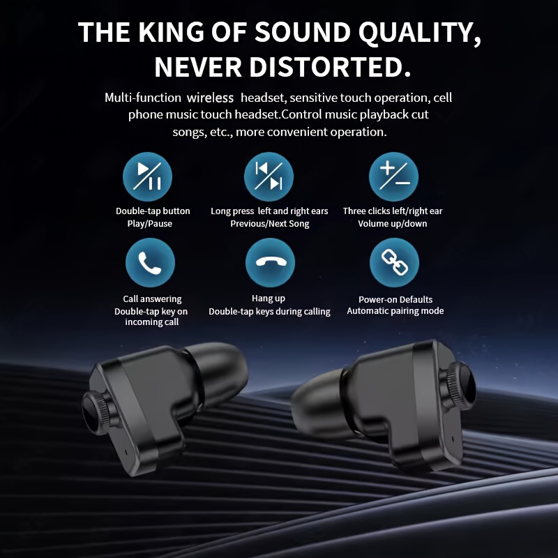 2 in 1 smart watch with built in tws earbuds wireless double earphones call smartwatch wireless charging sport music full touch hd screen fitness   sports watches   clock weather call date suitable for iphone and   Product details 2