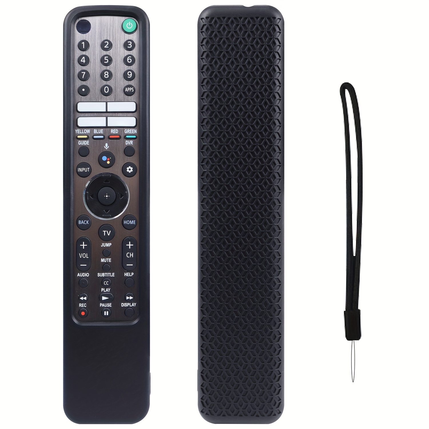 E-shop Für TV-Fernbedienung RMT-/520U/600U/621U Stoßfeste Silikonhülle – Schutzcover mit rutschfestem Griff & Kratz-/Fallschutz (Fernbedienung nicht