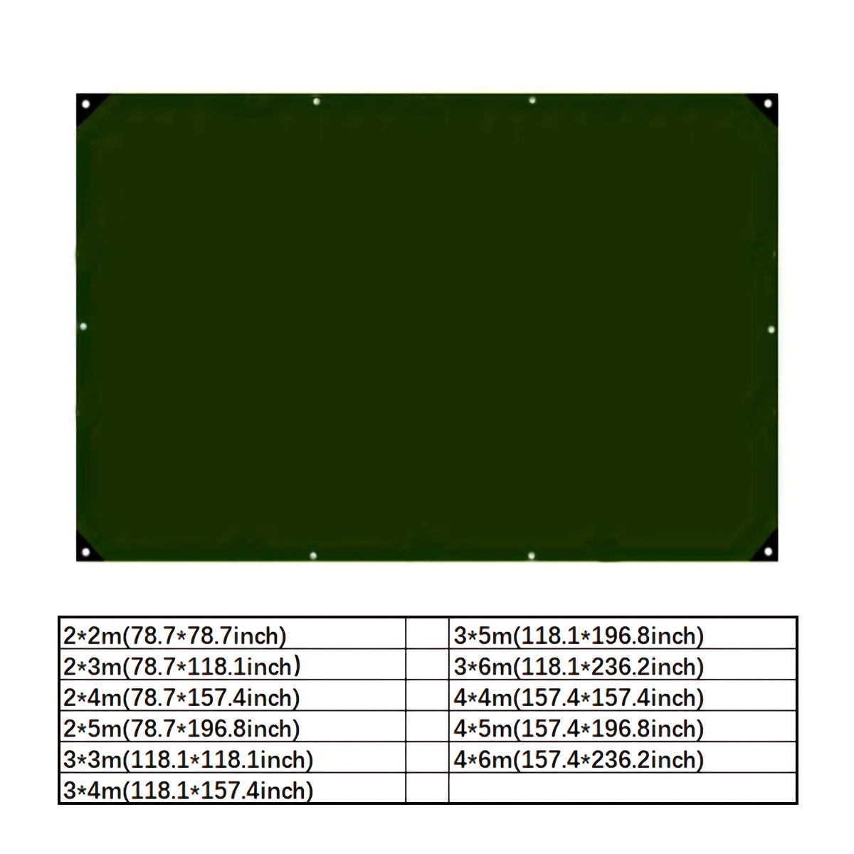 Outdoor Camping, Rooftops, Yards, Swimming Pools, Boats, And Garage Covers Are Suitable for Versatile Christmas Gifts. The Outdoor Awning Fabric Is in Green And Silver.