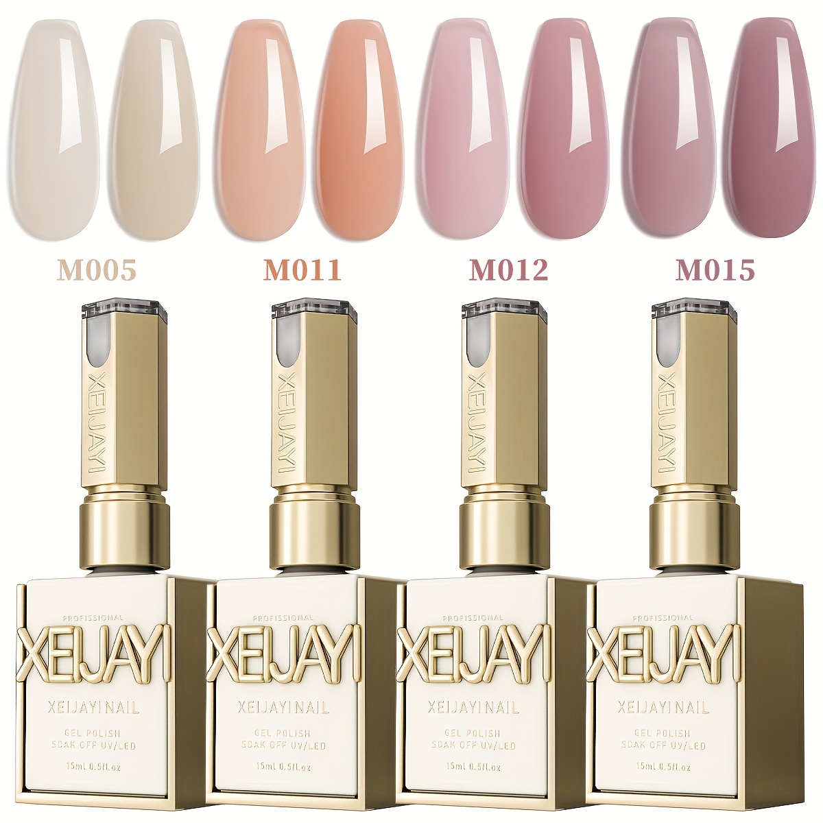 Image of Spring Nail 2025 15ml Icy Nude Nail Polish Semi Permanent Nail Dip Led Nail Salon Diy Nail Salon Gel