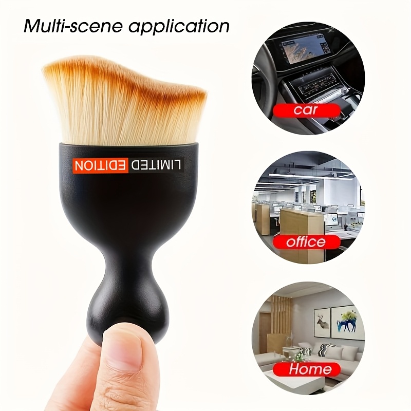 2pcs Soft Clean Car Interior Cleaning Brush Set