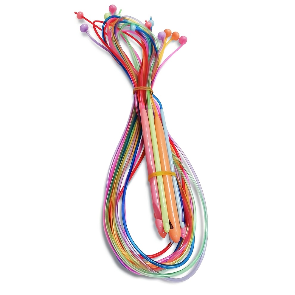 Plastic Crochet Hook Set With Rope For Making Crochet Blankets, Cushions, Shawls, And Other Larger-sized Items