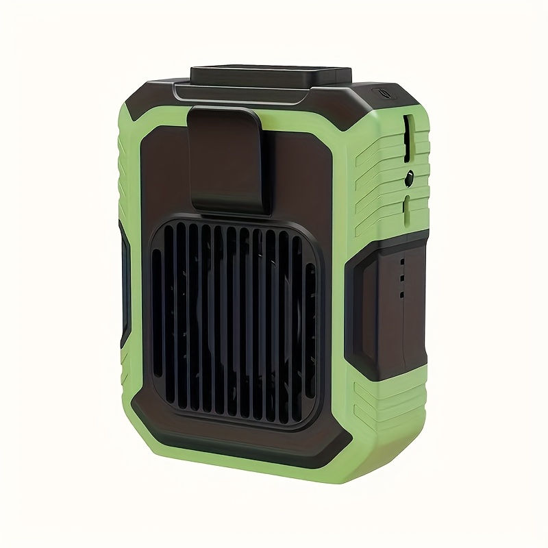 Image of Waist-hanging Fan, Usb Rechargeable With 3 Adjustable , 3-in-1 Multifunctional Electric Fan, Cooling Fan, Handheld Mini With Lanyard, Wearable Waist Fan For Travel And Outdoor Use