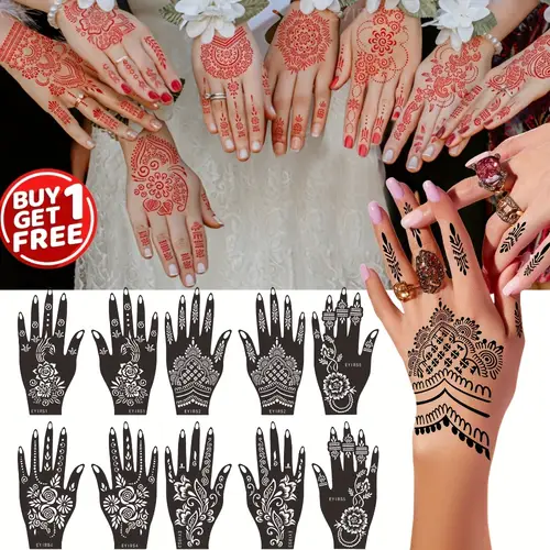 henna stickers - United Kingdom