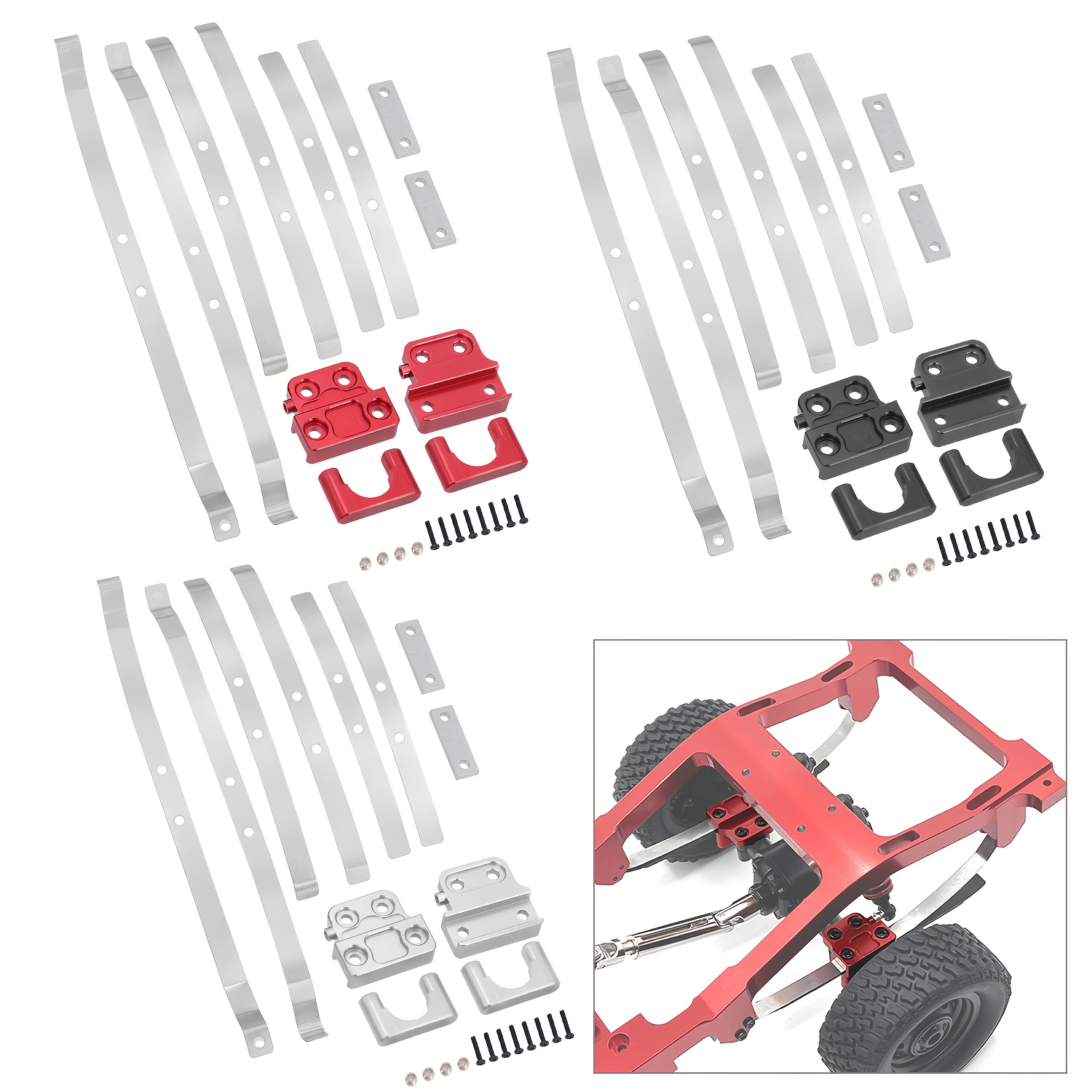 mn 1 12 mn82 lc79 metal rear axle fixing spring plate spring