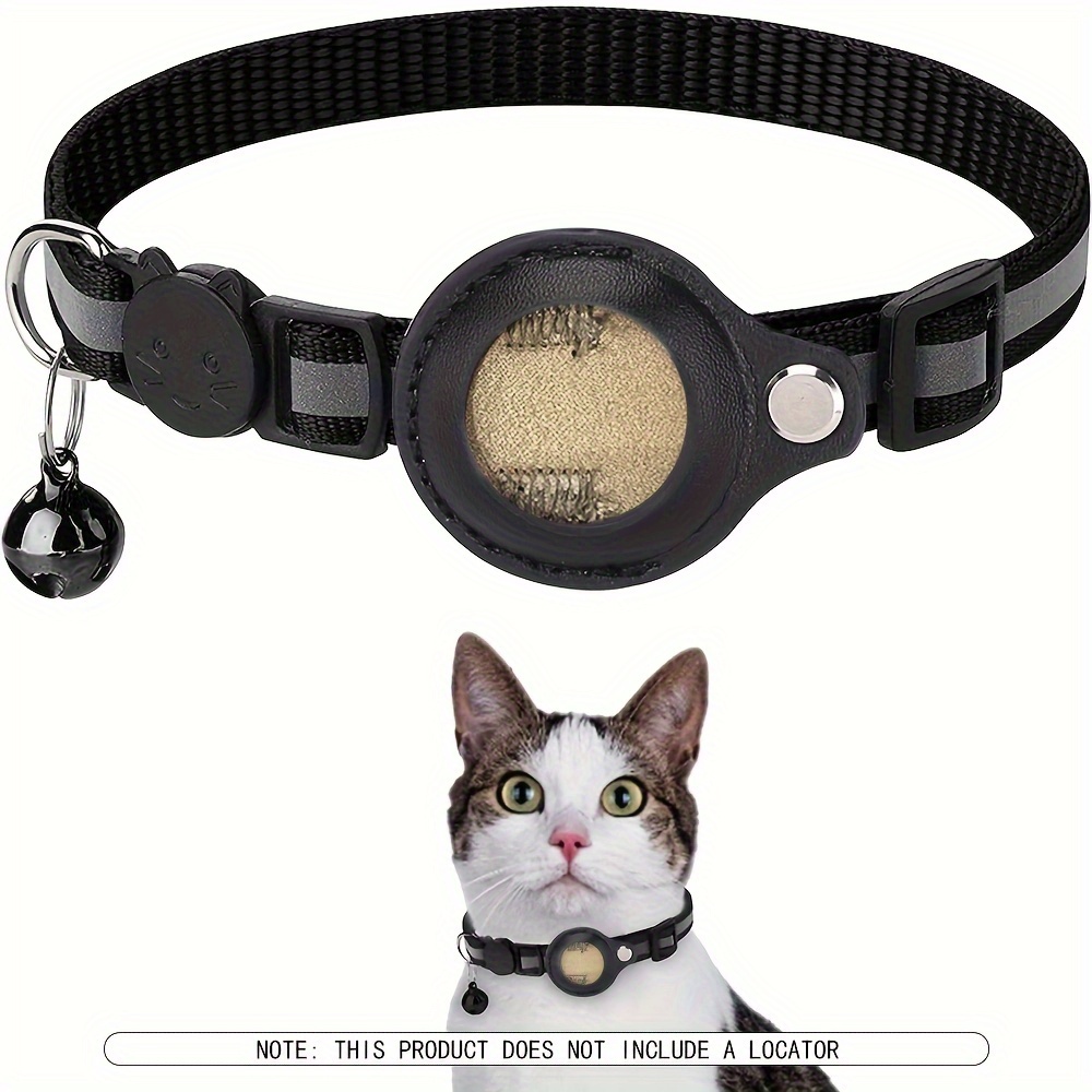 Collar Gato Soporte Airtag Mascotas Collar Campana - Temu Chile
