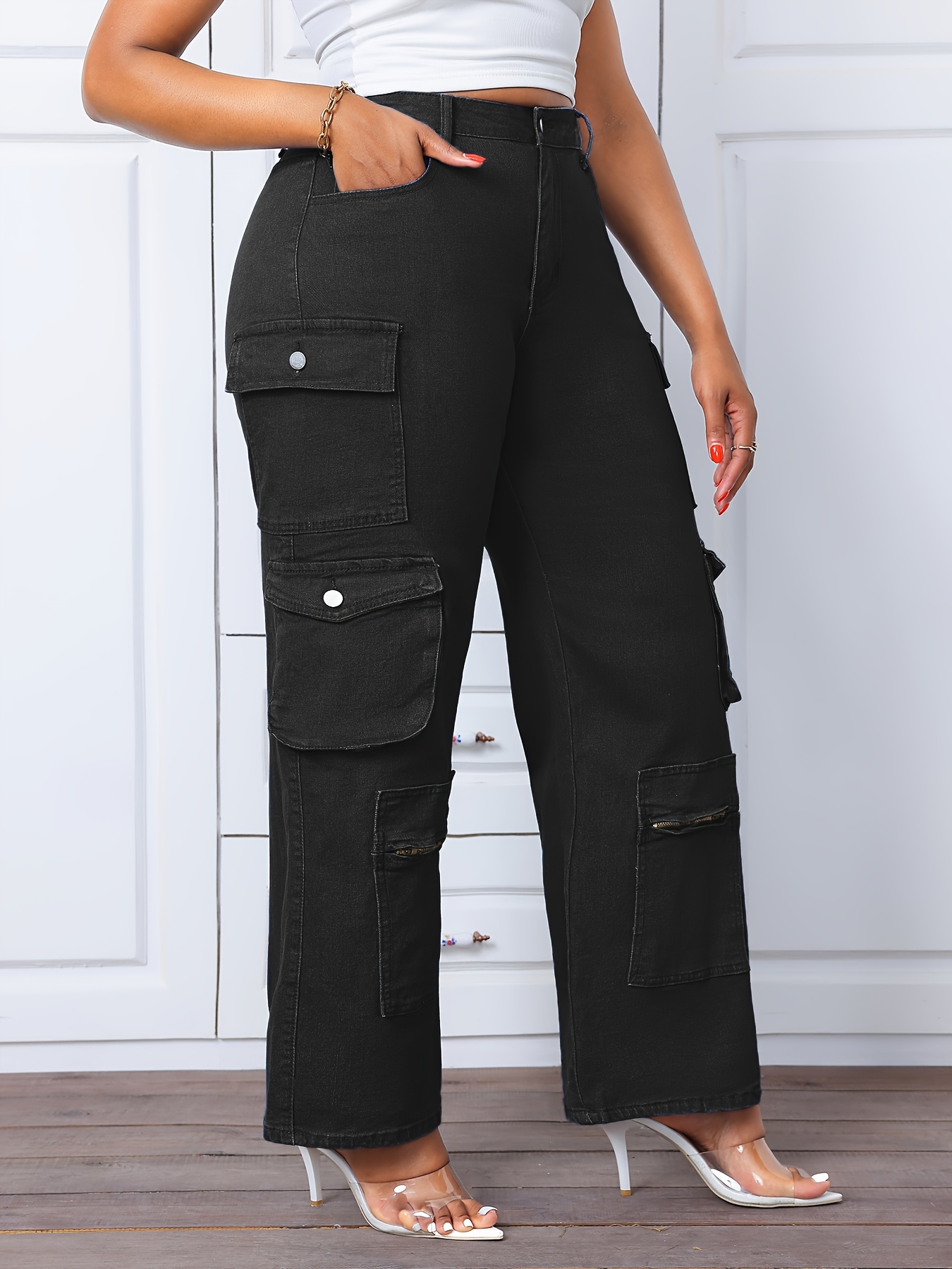 Cargo Elasticos Pantalones Cargo Mujer Chile Pantalon Cargo