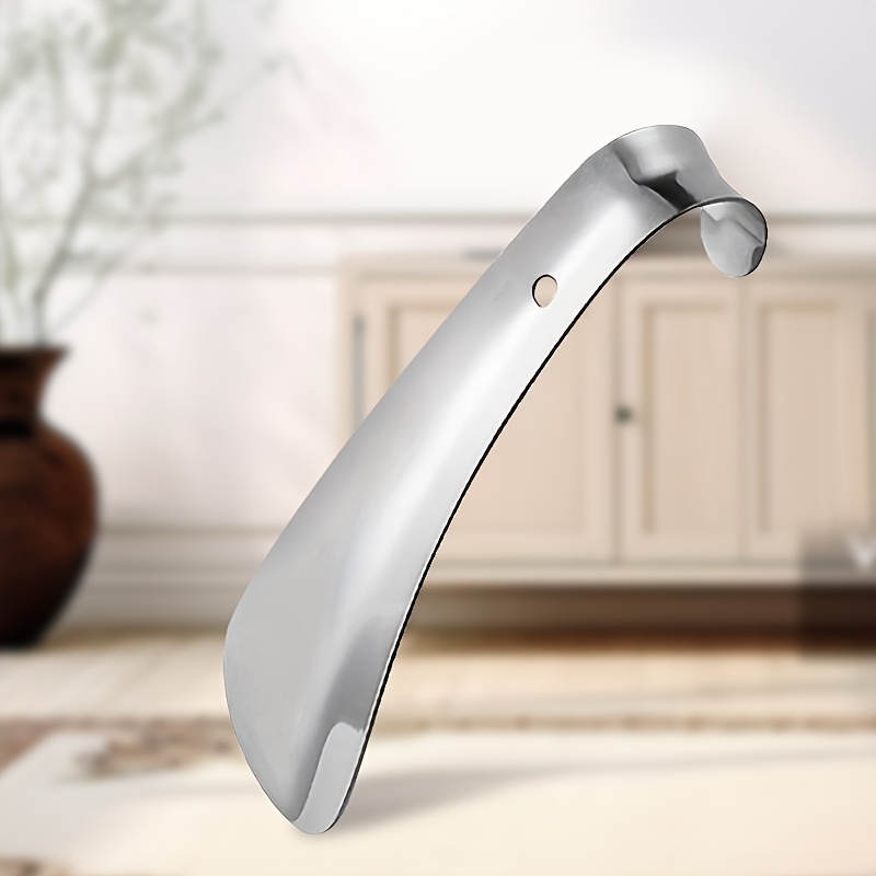 Durable Stainless Steel Shoehorn, Portable Design