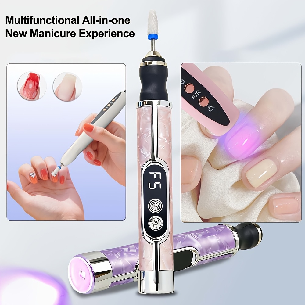 Electric Nail File Drill Kit with Digital Display