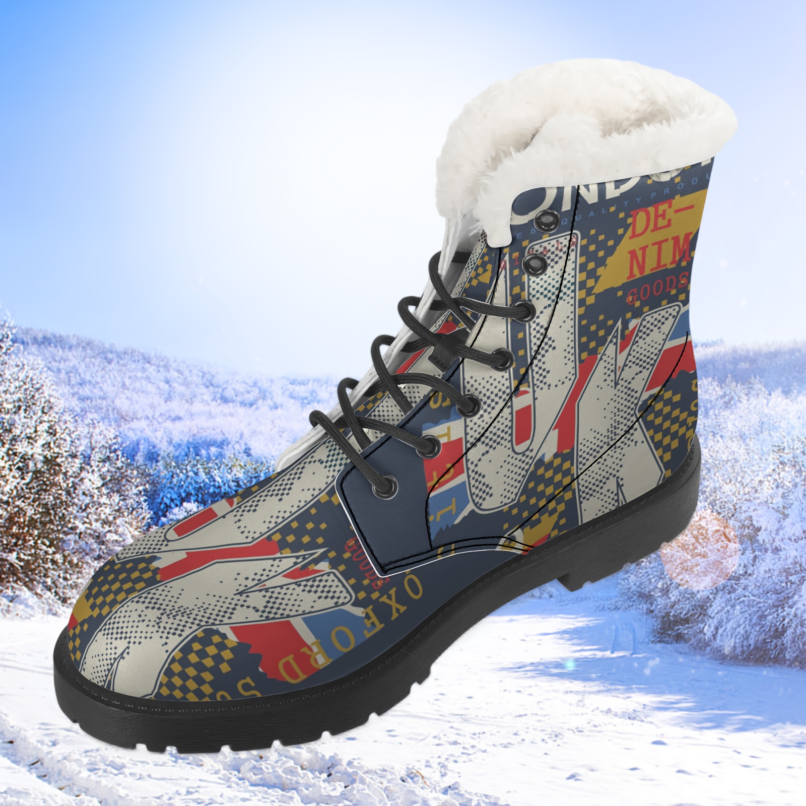 Print On Demand Boots Casual Leather Lightweight Boots MT