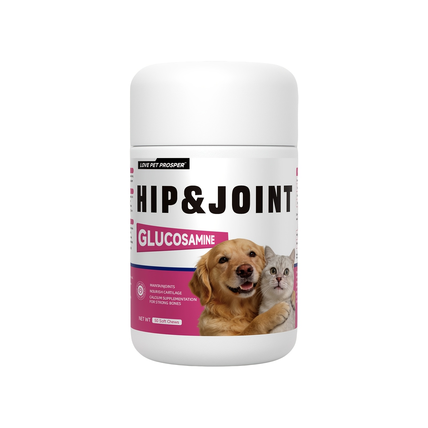 [ ] Pet Chondroitin For , 50pcs Hip & Joint Support Chewable Tablets, Mobility, Cartilage & Support For Care.