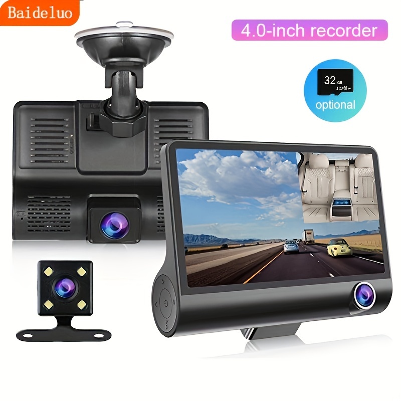 

Night Vision Tachograph Suction -lens Car Front 1080p+ Built-in 480p Camera Videotape Image