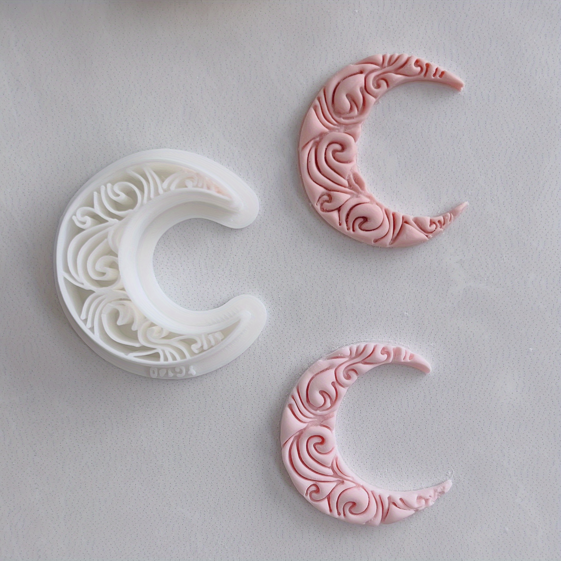 

Soft Clay Ear Accessories Diy Mold Creative Moon Soft Clay Earring Mold Clay Handmade Tool Yg140