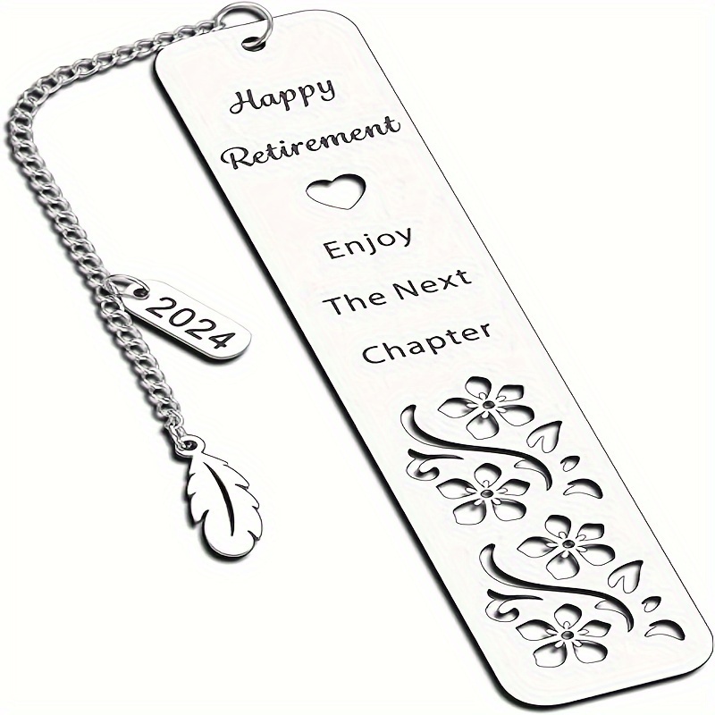 

1pc Bookmark, Retirement Gift For Men And Women 2024 Enjoy The Next Chapter Retirement Gifts For Retired Colleagues