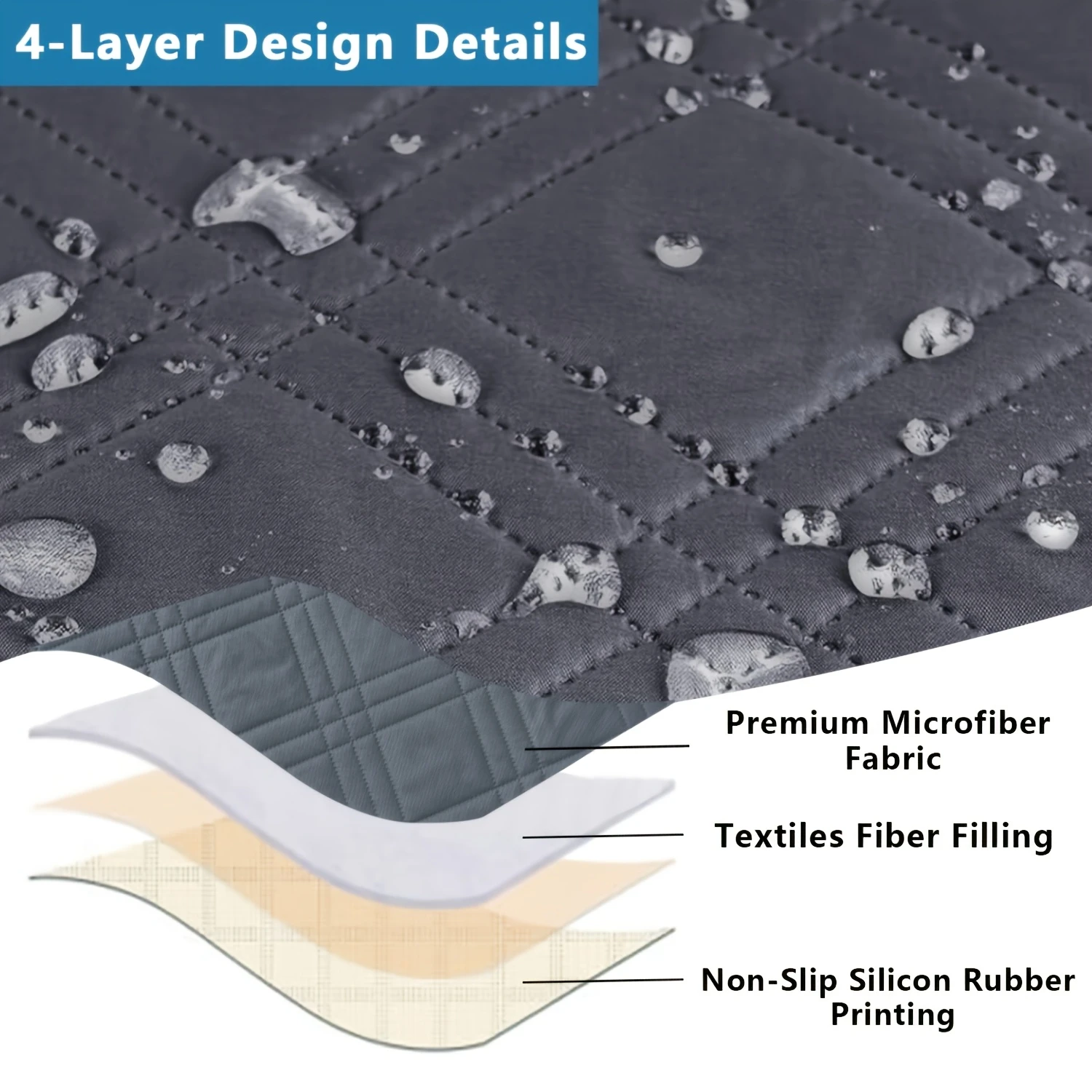 Waterproof Non-Slip Recliner Chair Cover Protector – detail 20