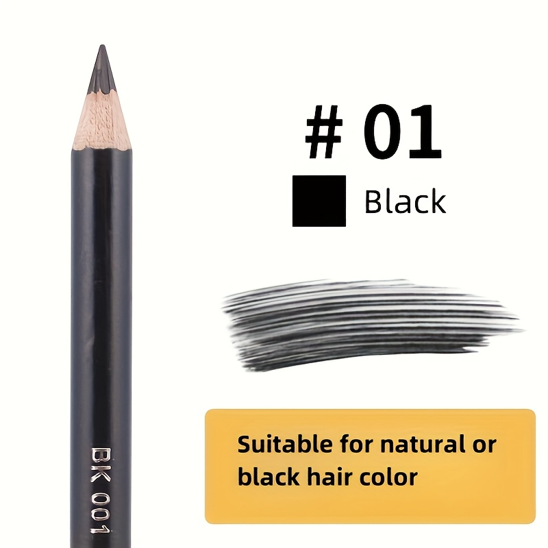 Eyeliner And Eyebrow Pencil, a Dual-Use Pen with a Brush Head, Quickly Shapes And Provides Long-Lasting Color, Ultra-Fine Natural Appearance, Waterproof And Sweat-Proof Without Fading, Available in Black, Coffee, Brown, Light Coffee, And Gray