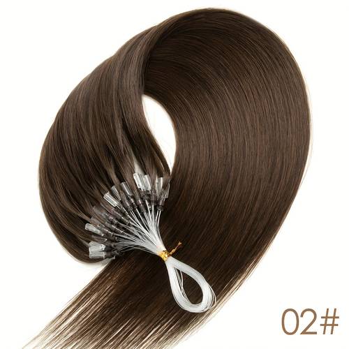micro rings human hair extension 50strands pack micro loop hair extensions human hair fishing line hair extension natural straight soft keration 30g pack 12 20inch