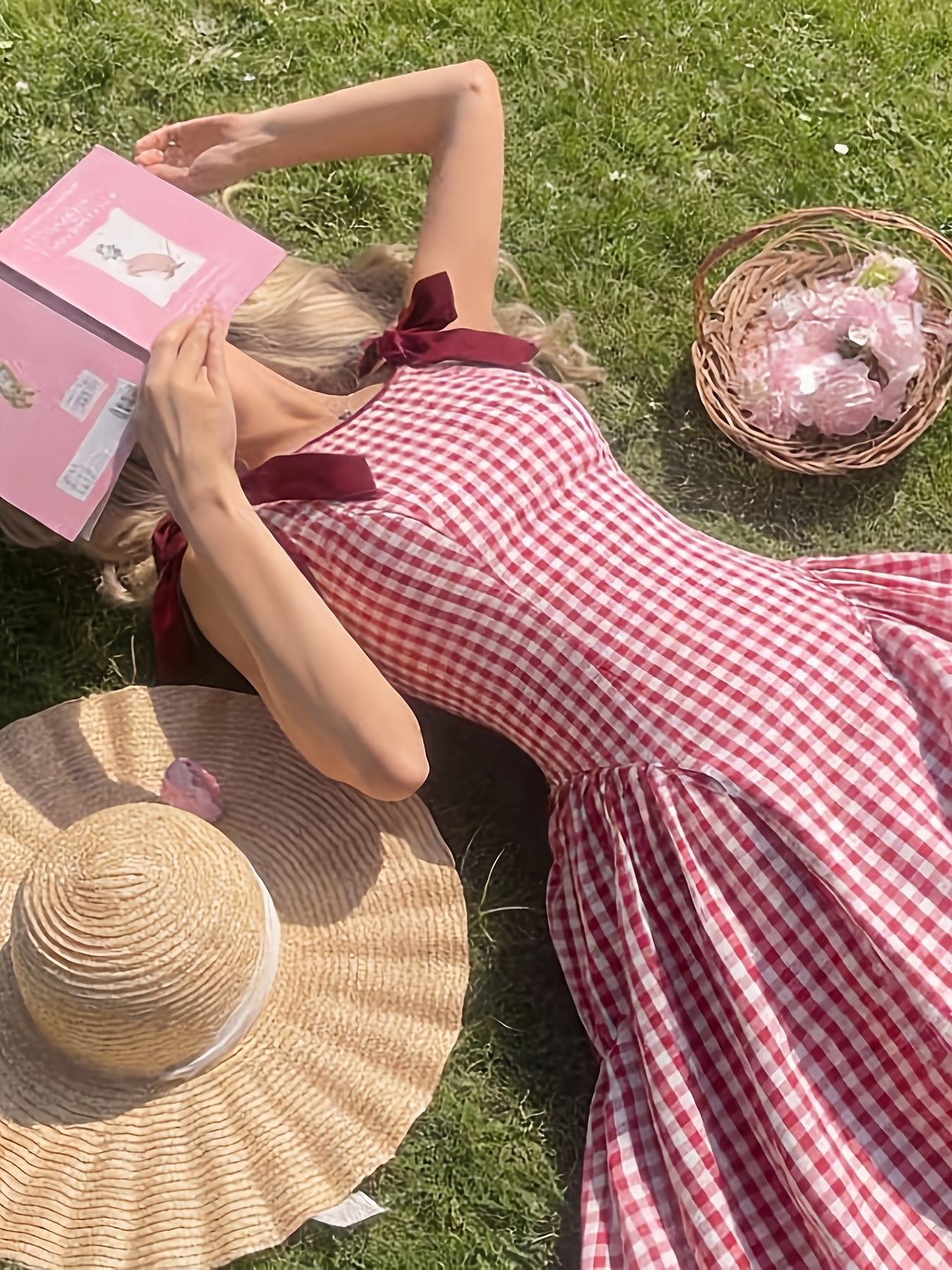 gingham dress women sold on Temu United States