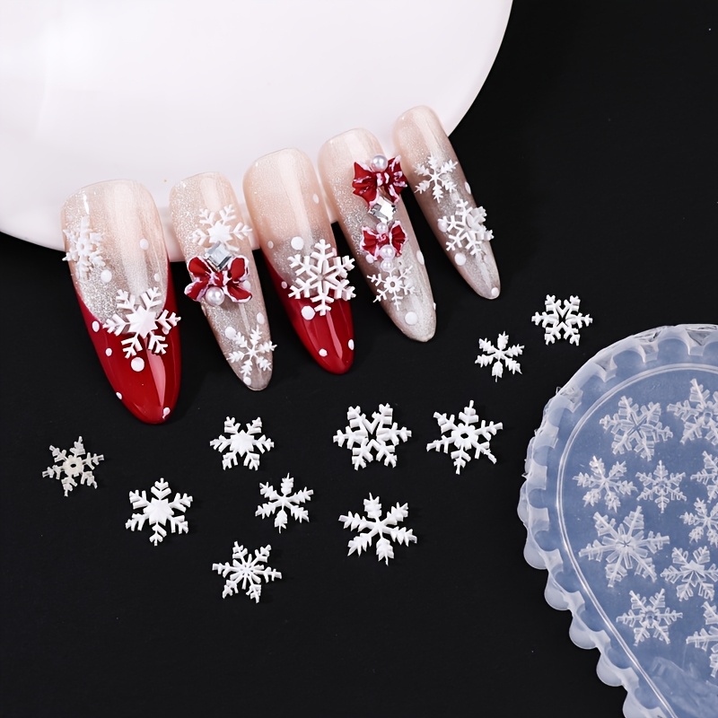 Clear Silicone Nail Mold for Snowflake Design
