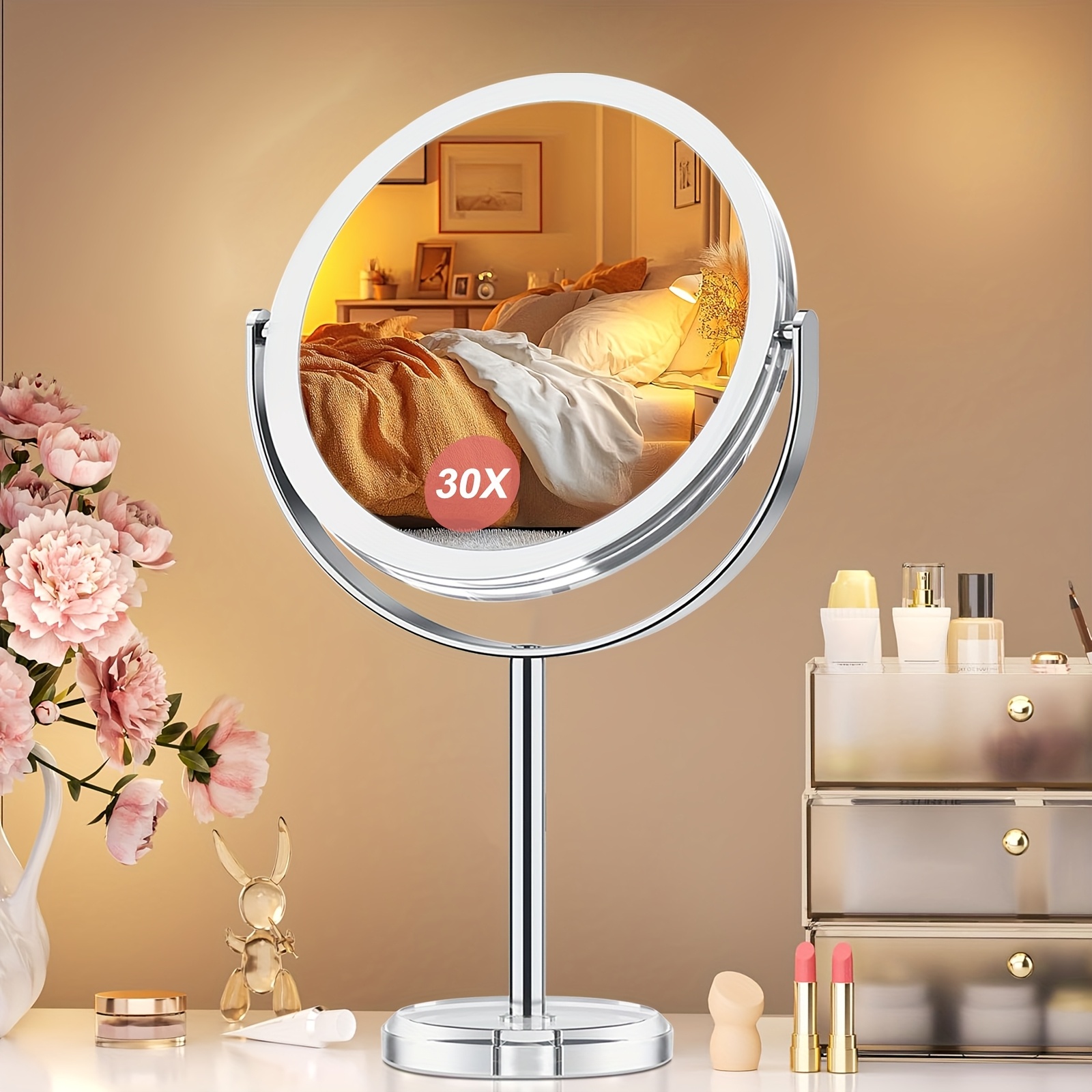 30x Transparent Makeup Mirror 9