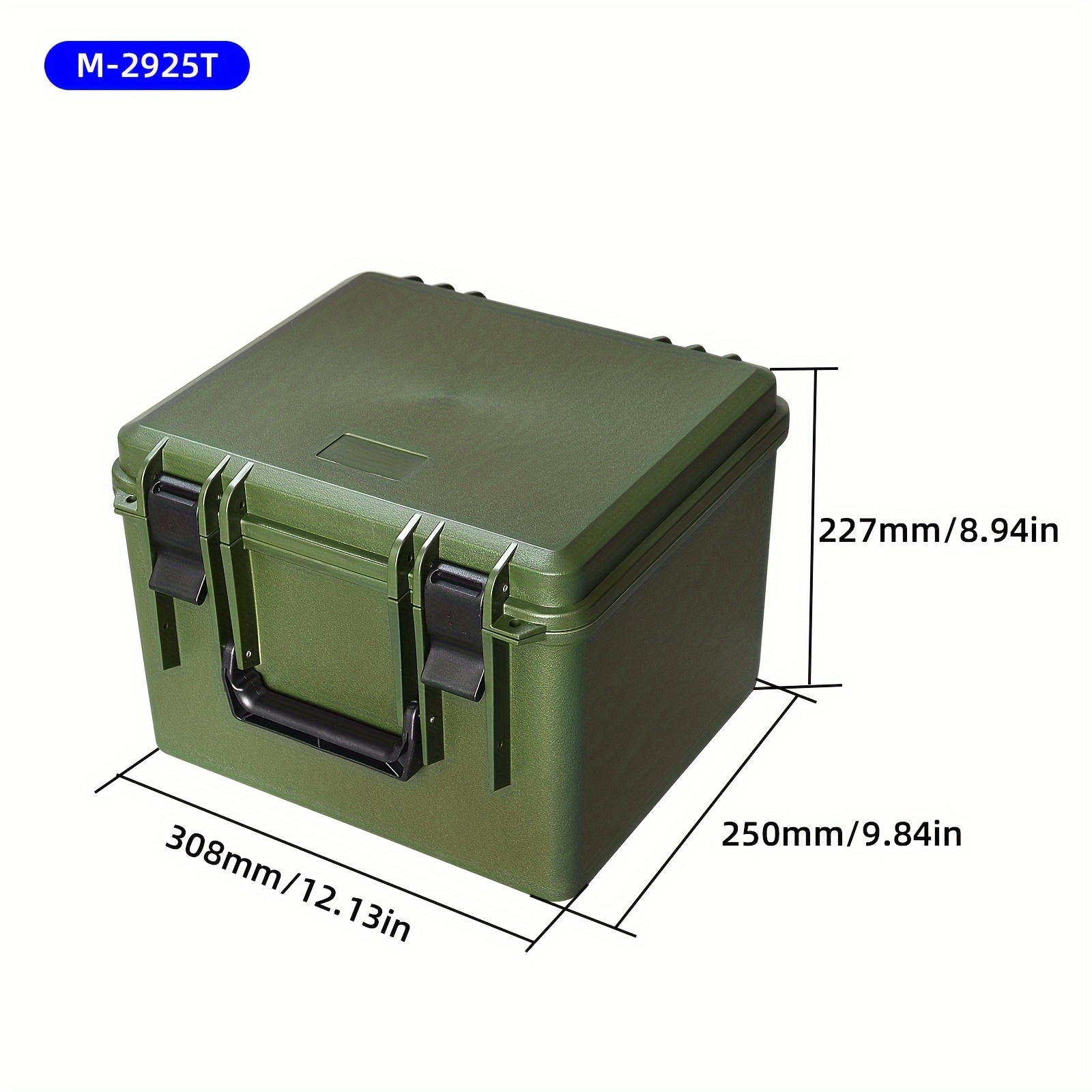 Protective Tools Box with Sponge Electric Drill Holder Suitcase