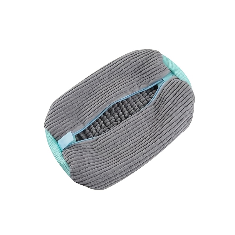 TEMU Borsa per scarpe da lavatrice, fibra soffice mantiene la pulizia avvolgente a 360簞, cerniera resistente, borsa per scarpe da ginnastica
