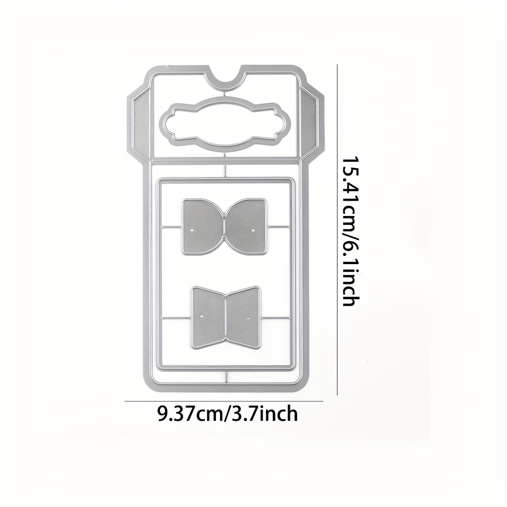 TEMU Library Pocket Cutting Dies For Diy Scrapbooking Album Card Making Decoration Paper Craft Metal Die Cuts Eid Mubarak