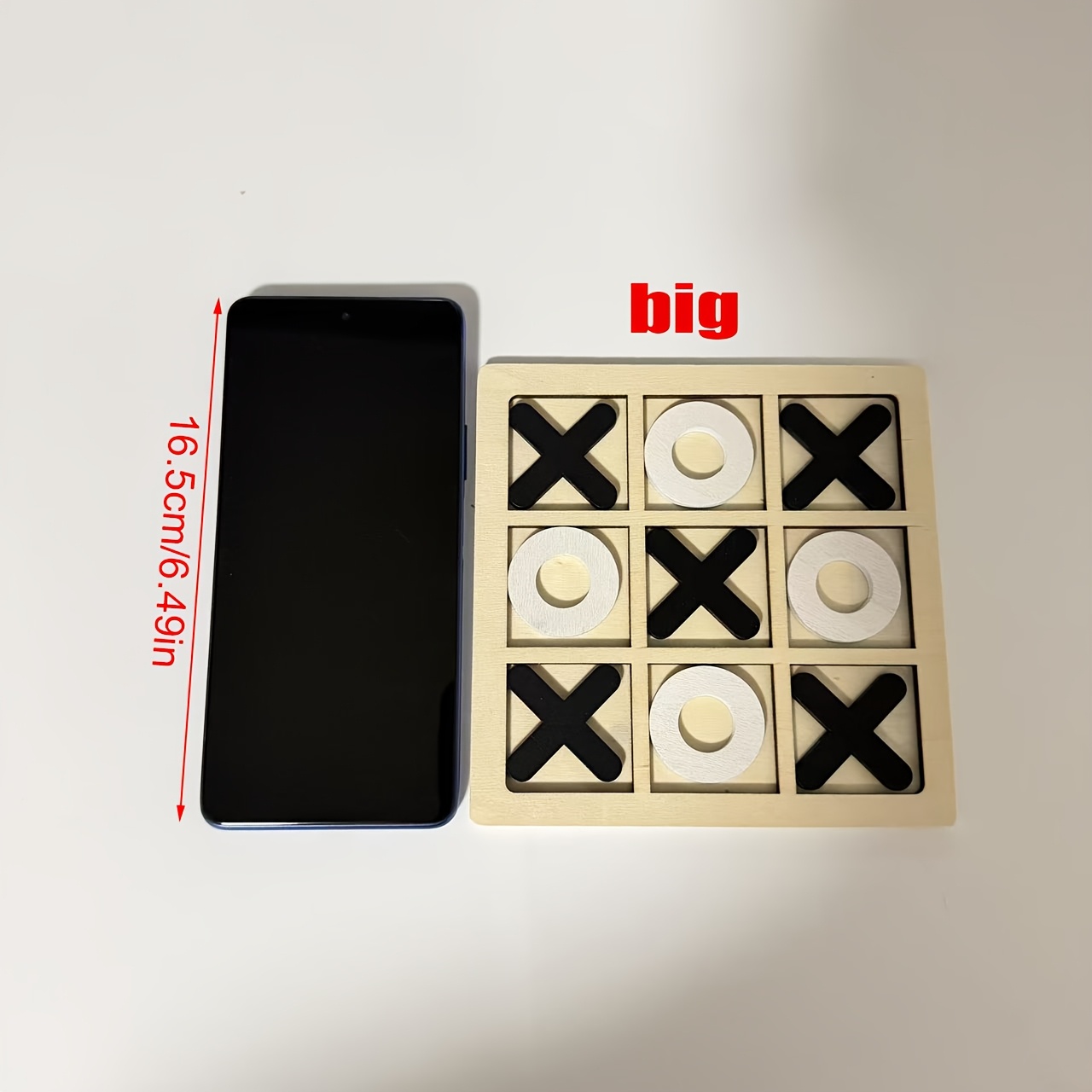 Tic Tac Toe Board Game, Tic Tac Toe Family Game, Classical Family Board Game, Wooden tic-tac-toe game, Christmas and Halloween gifts