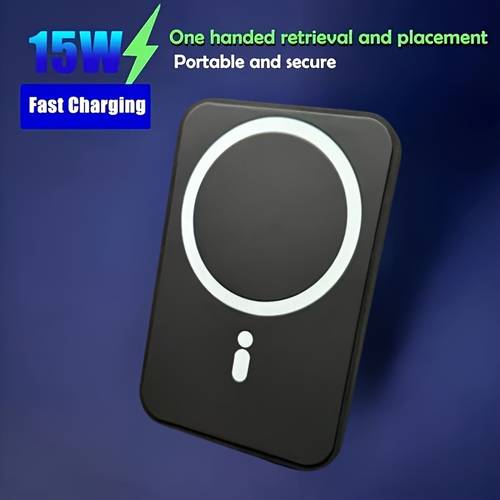 15w fast magnetic wireless car charger clip on vent mount
