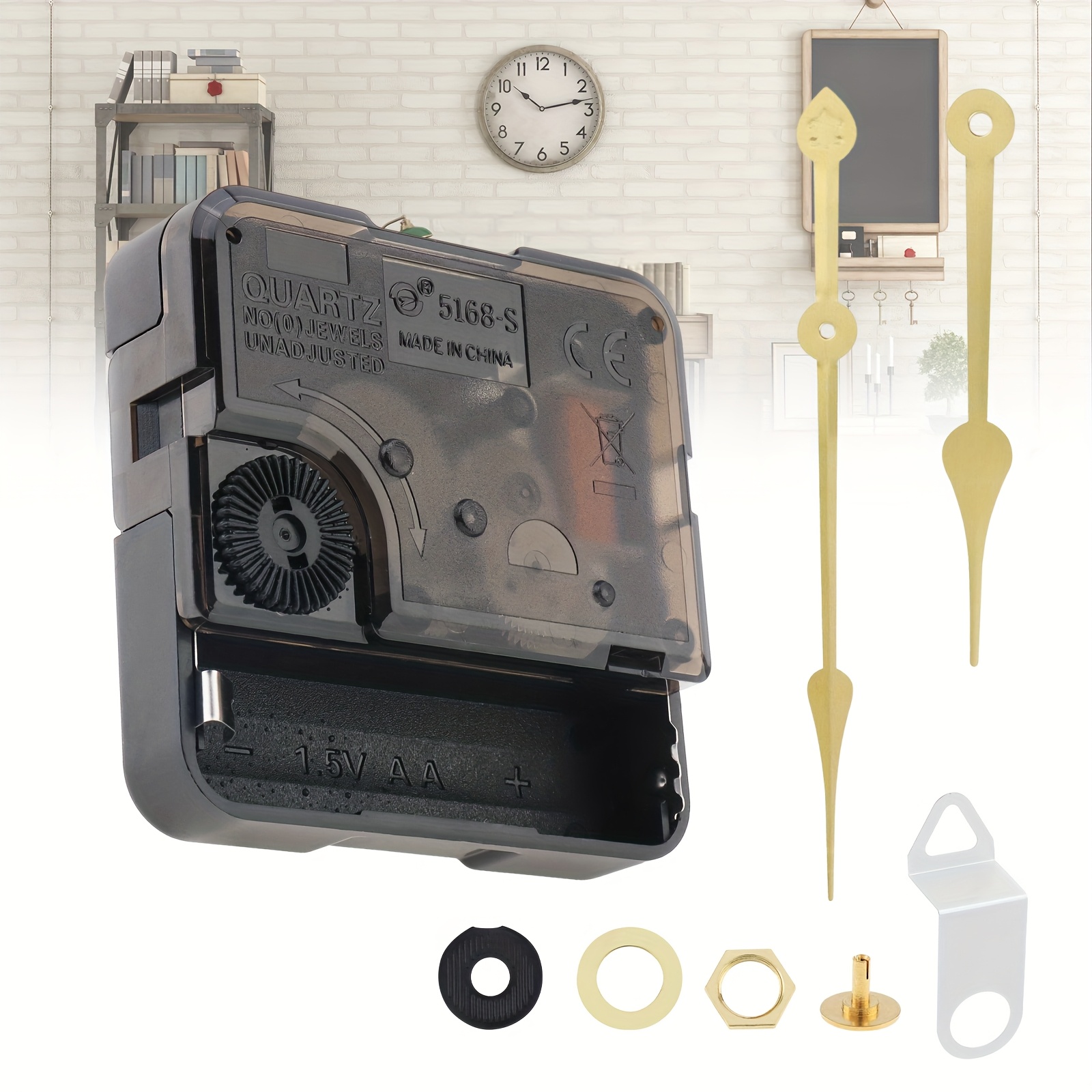 Wall Clocks Replacement Battery Operated Clock Mechanism Quartz