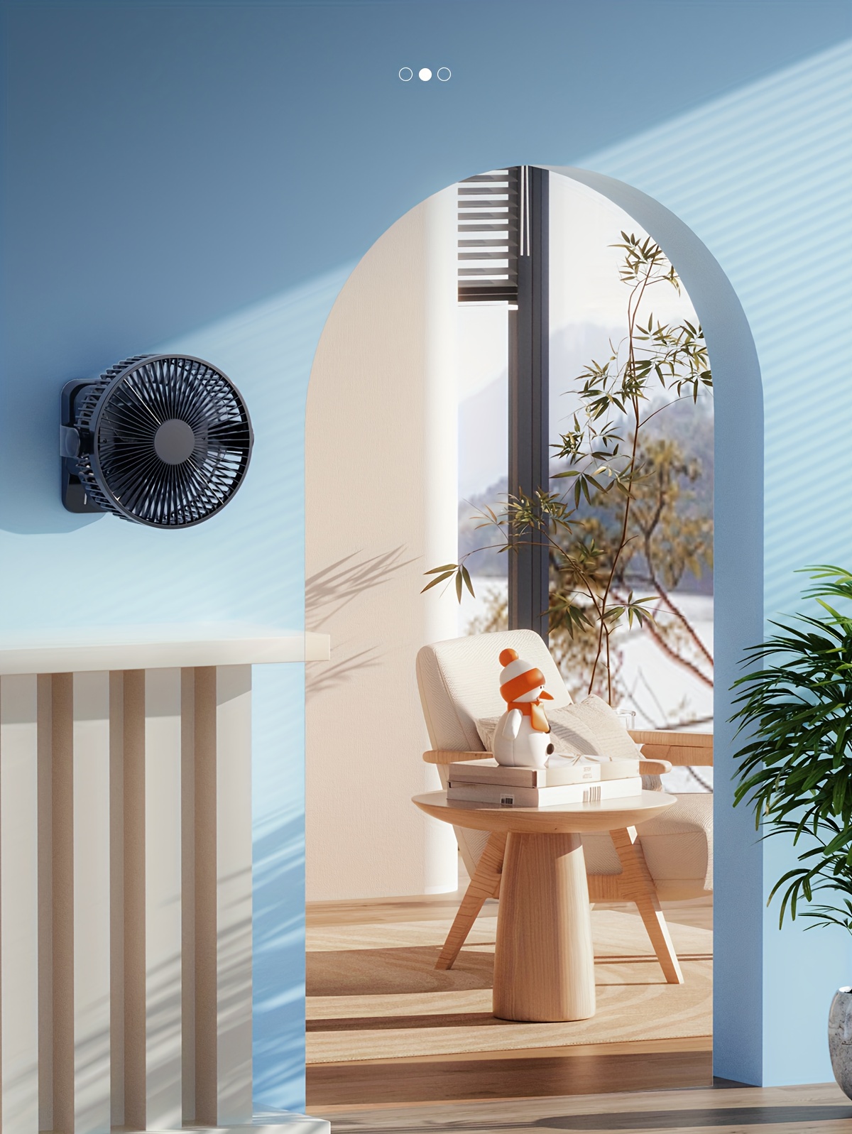 8-inch USB Charging Clip Fan Suitable for Bedroom, Dormitory, Bedside, Office, Desktop, Camping, Travel, Fishing, Can Be Clipped, Hung, Detachable, Washable, Digital Display with Five Levels of Wind Power, 10000mAh Battery with Power Bank Function