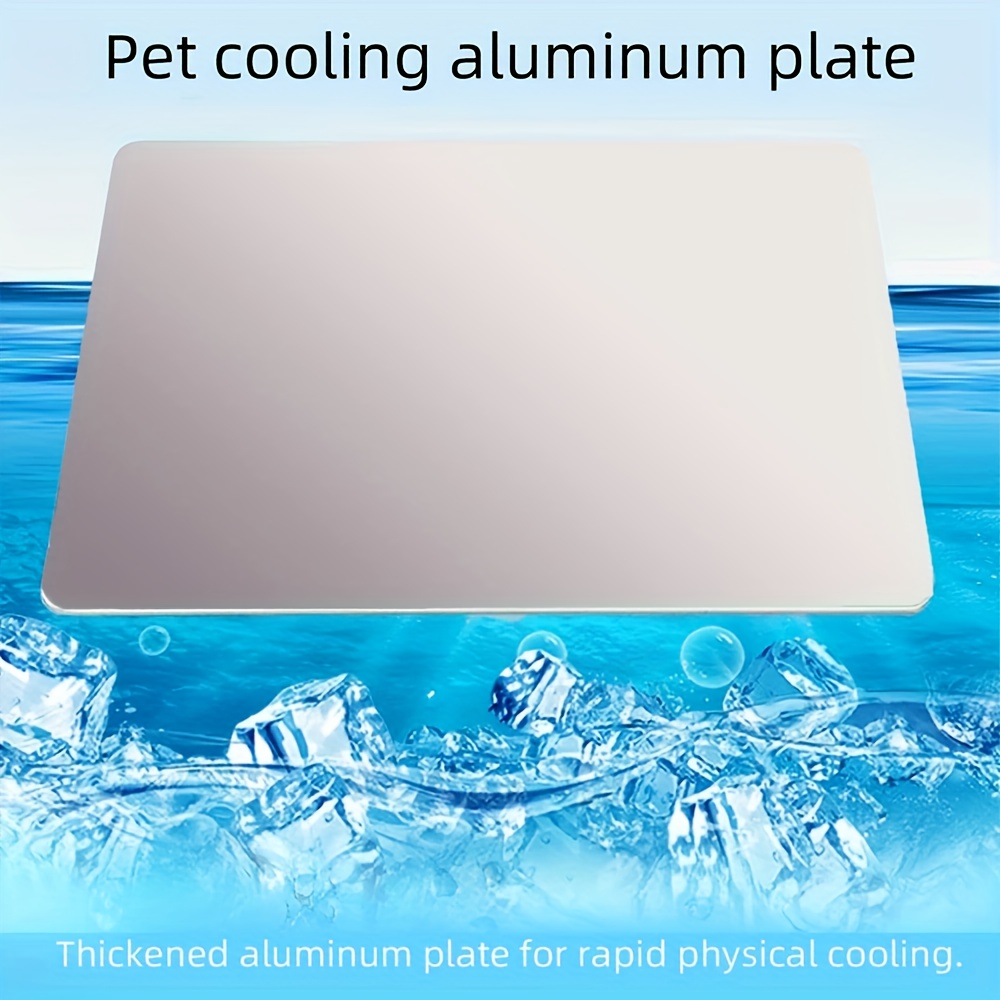 Aluminum Cooling Pad for Hamsters & Small Pets, Heat-Resistant Cooling Mat