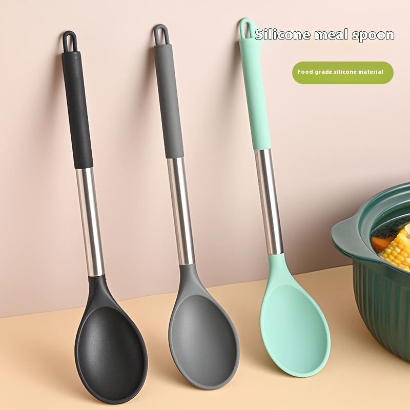 1-pc High Temperature Resistant Long Handle Spoon