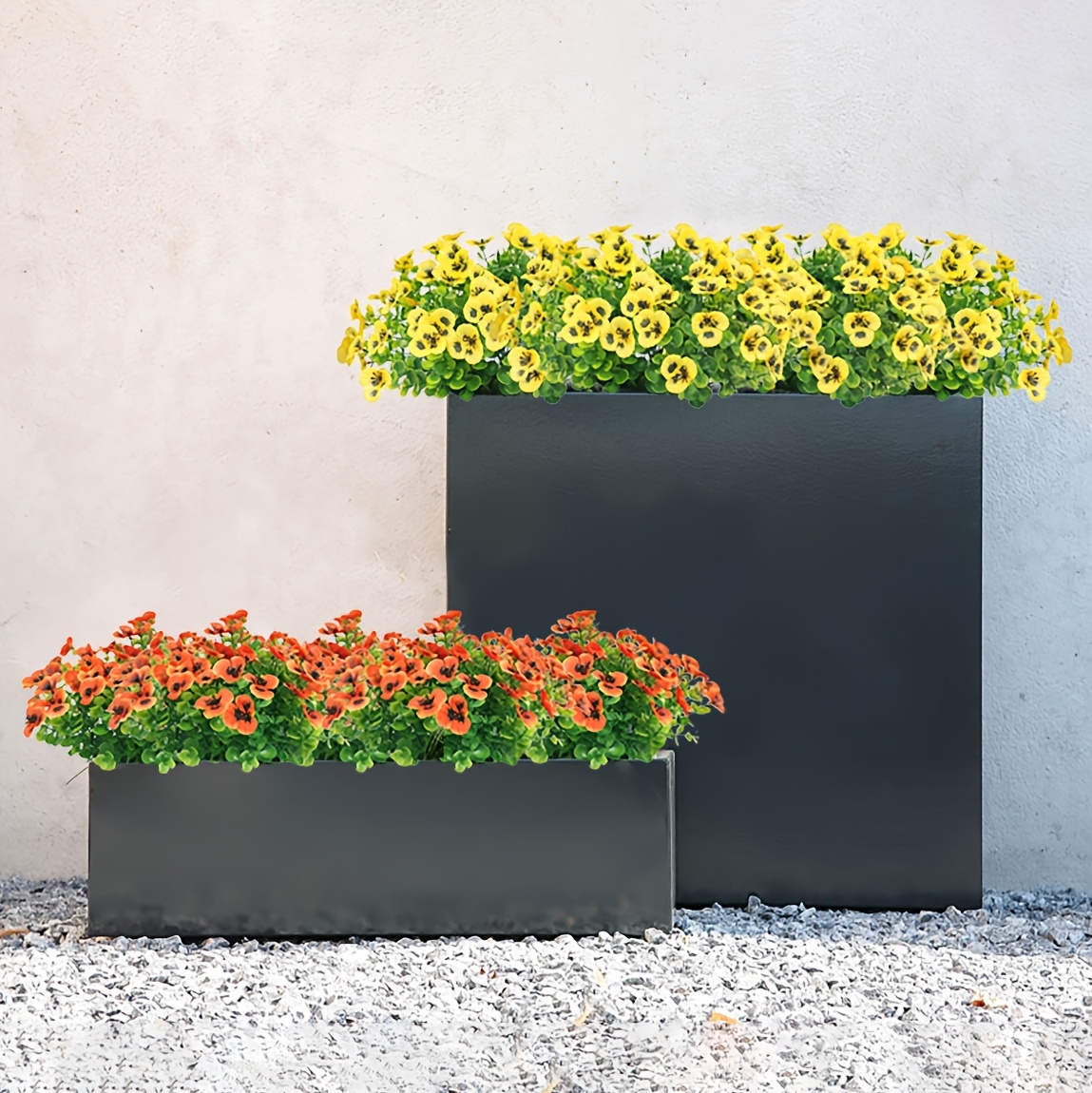blumenkästen balkon rattan optik Balkonkasten Mit Aufhängung Kunststoff Blumenkasten In Rattan-Optik –  Balkonkasten Mit Aufhängung Wählbar, 60-90 Cm, Kunststoff Rattan  Blumenkasten Für Geländer main image 0